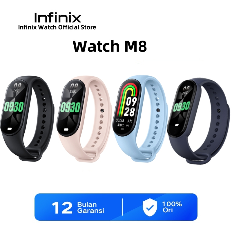 ΙΝϜΙΝΙΧ M8 Smartwatch M Band 8 NEW Smartband 8 Play Music Custom Dials Sport Watch Step Count Heart 