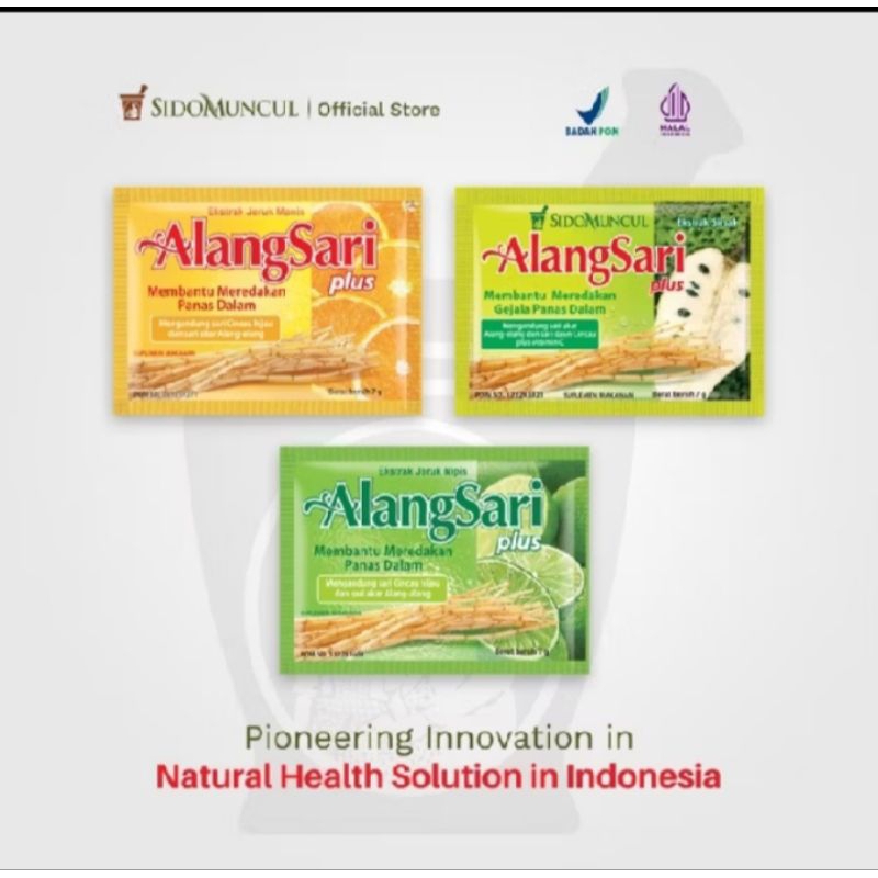 

Alangsari plus ( jeruk manis,jeruk nipis,sirsak ) 1dus isi 6pc