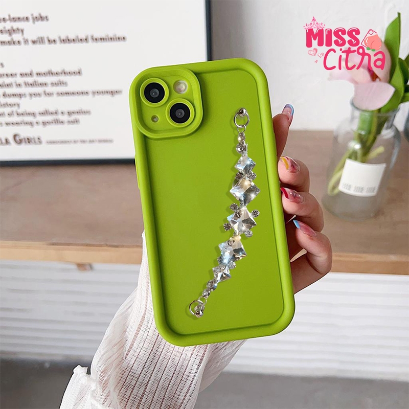 GC97 SOFTCASE UNTUK OPPO RENO 4F 5 5F 6 7 7Z 8 PRO 4G 5G GELANG RANTAI KRISTAL DIAMOND MC