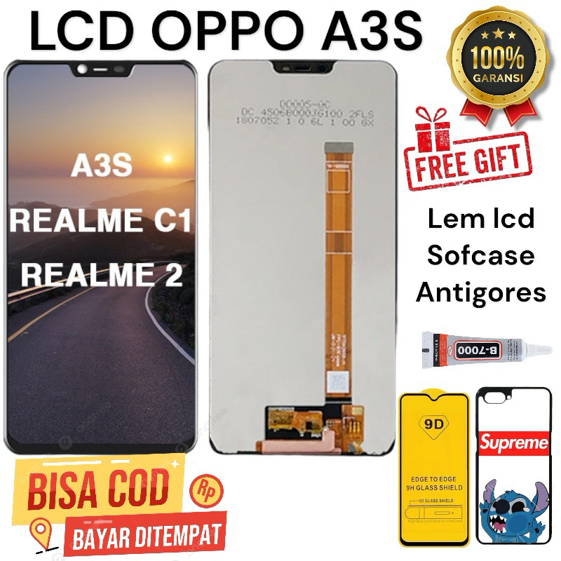 LCD OPPO A3S REALME C1 REALME 2 TC FULLSET