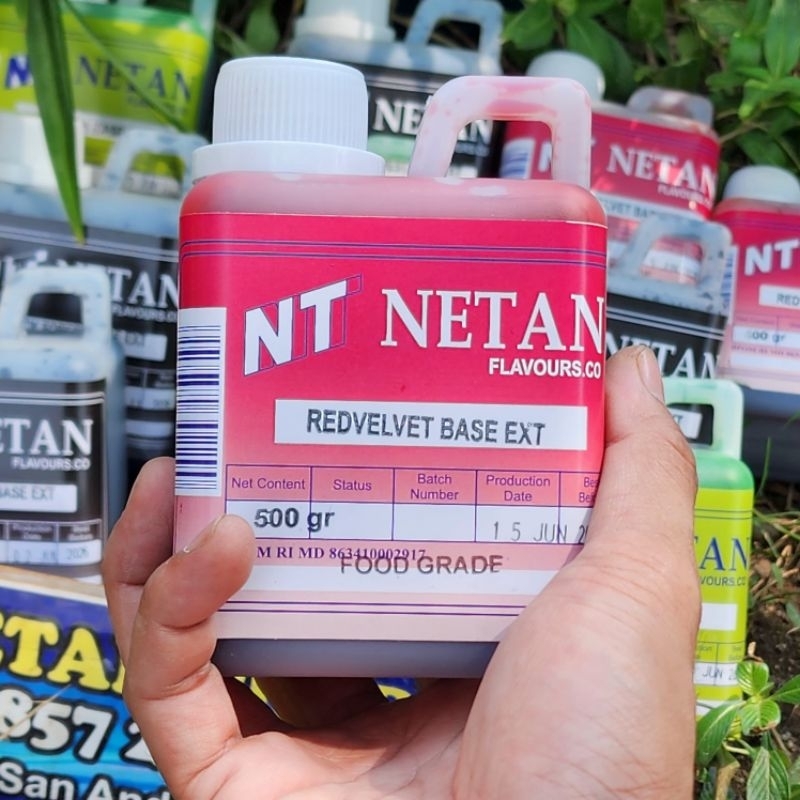 

NETAN RED VELVET MIX AROMA & WARNA (TERBARU)