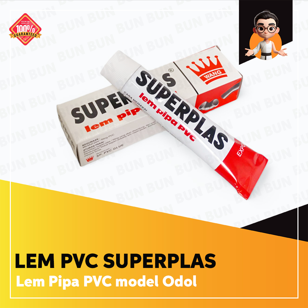 

Lem Pipa PVC Superplas / Lem Paralon PVC / Lem Odol