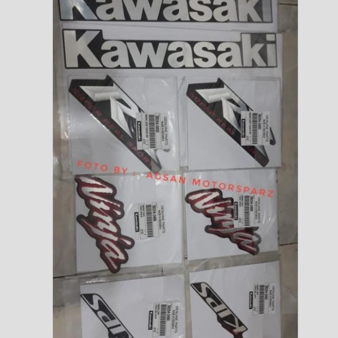 

Stiker striping set ninja rr old hitam Original Kawasaki
