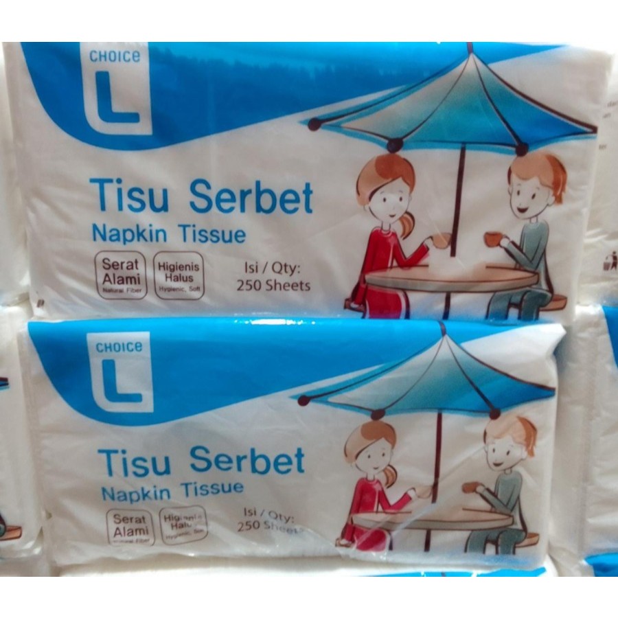 Tisu Serbet Napkin Tissue Choice L Serbet Tissue 250 Gram