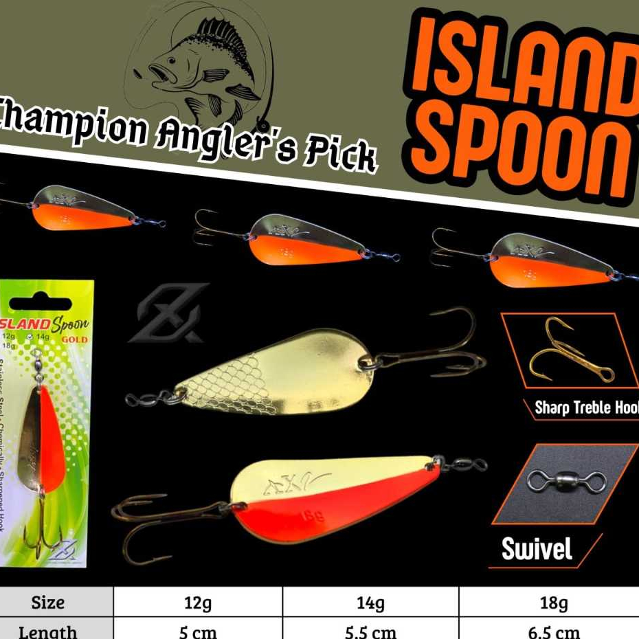 Umpan Lure AXZ Island Spoon 12-14-18 gram