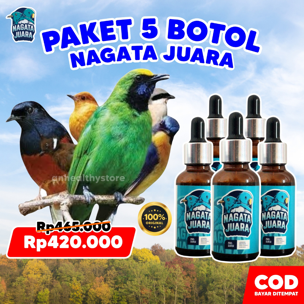 NAGATA JUARA VITAMIN BURUNG GACOR MAKSIMAL KONSLET ORIGINAL NAGATA JUARA PENGGACOR BURUNG