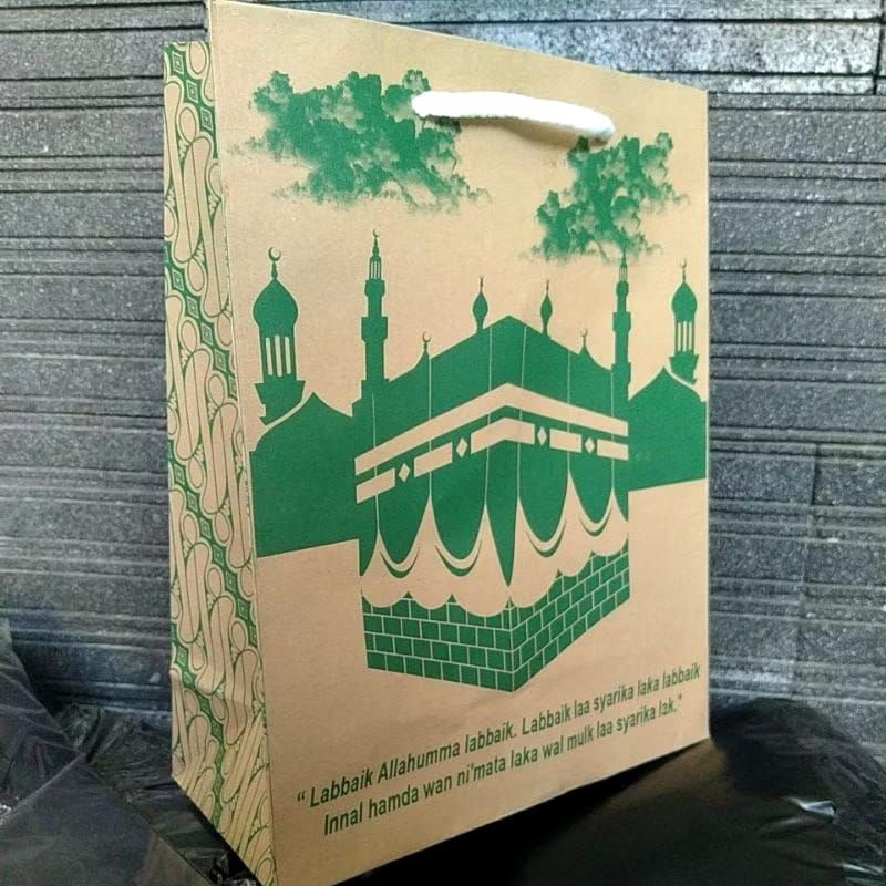 

peperbag haji umroh/souvenir haji umroh jumbo 26x33 per psc
