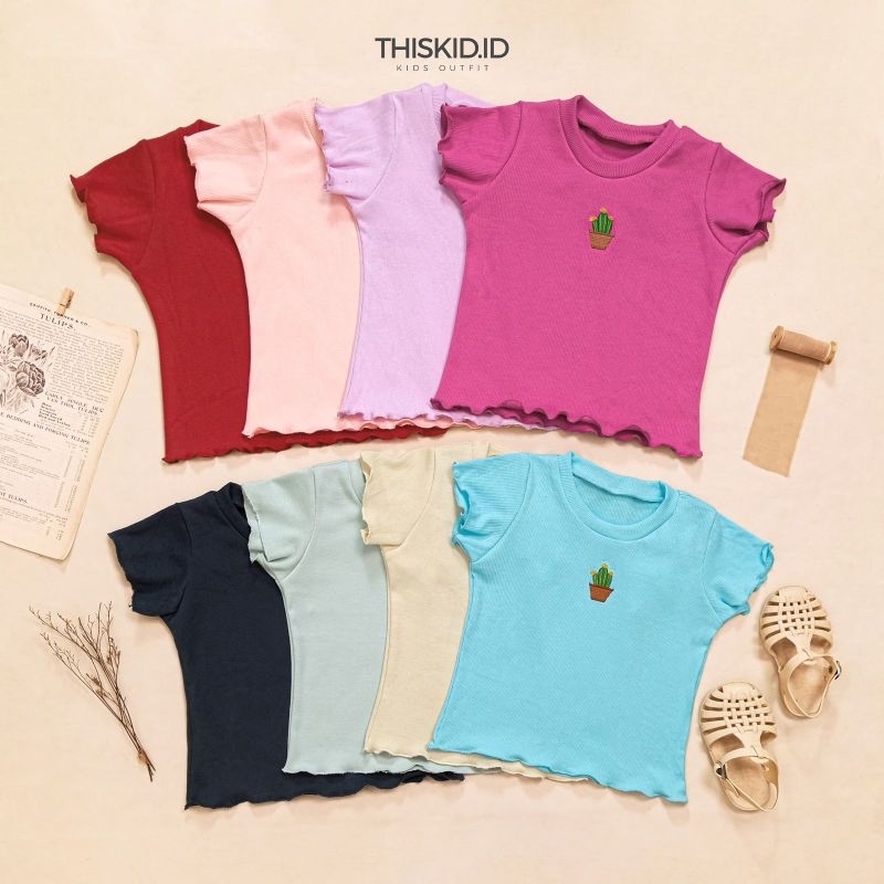 ARRA TOP - ATASAN ANAK PEREMPUAN - ATASAN RIB