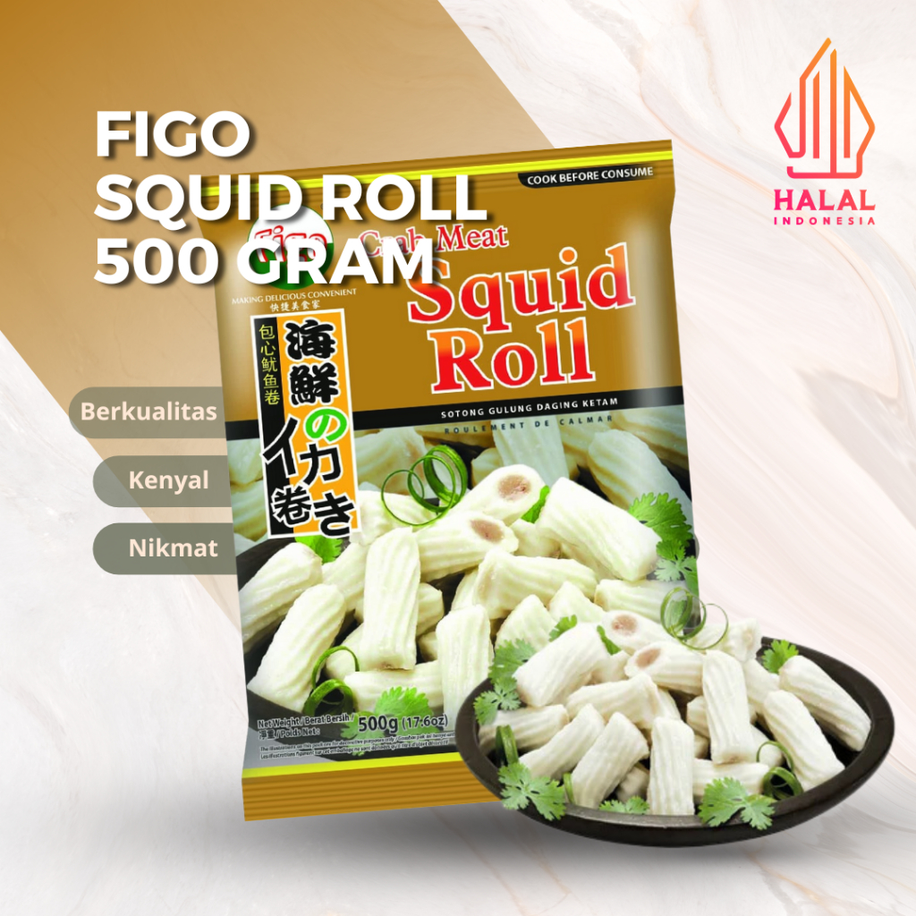 

[GROSIR] FIGO SQUID ROLL SOTONG GULUNG 500 GRAM