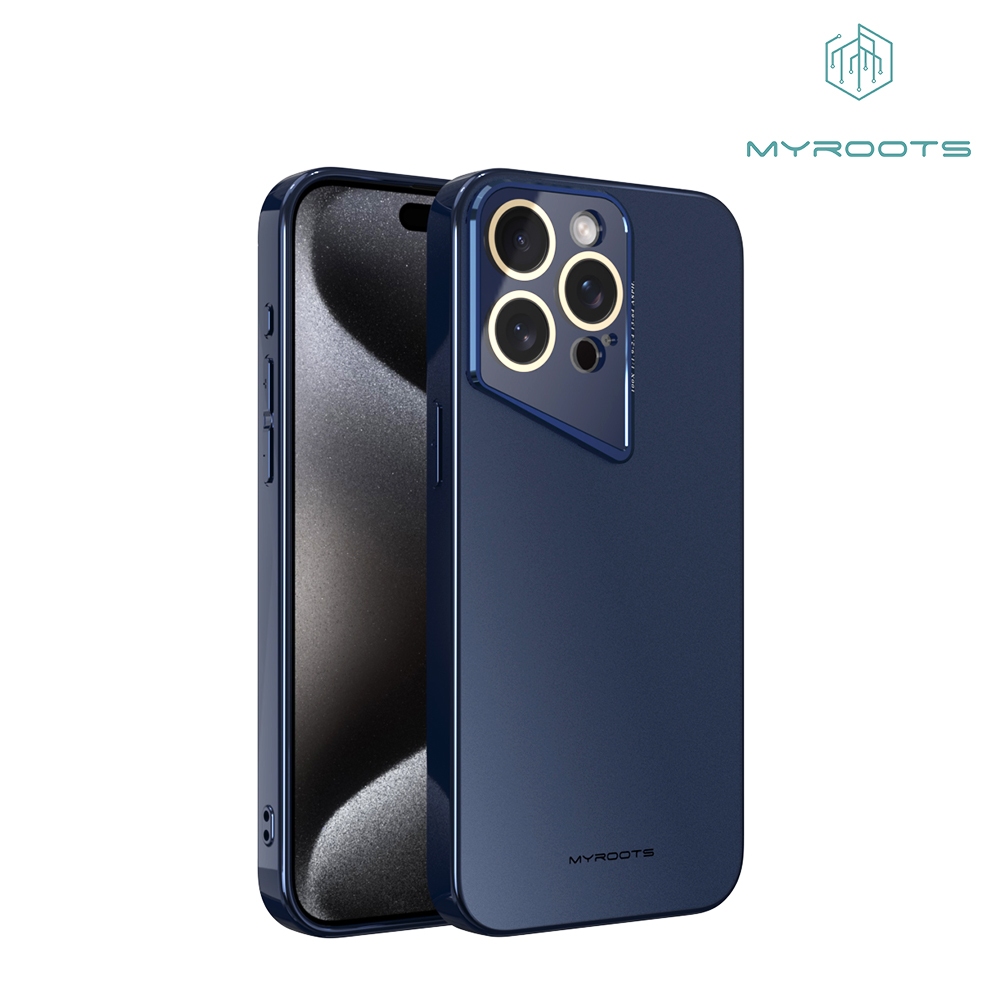 Myroots Ag Frosted Case Untuk Iphone 16 15 14 13 12 11 Pro max PC Hard Casing Glass Anti Fall Premiu