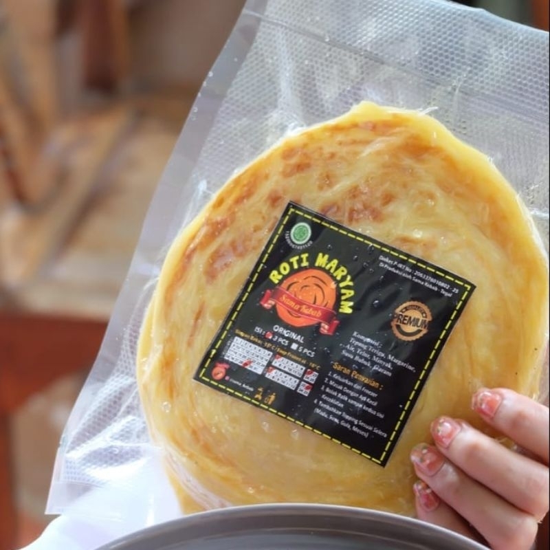 

Sama Kebab Roti Maryam Frozen Premium Kemasan 3 Pcs