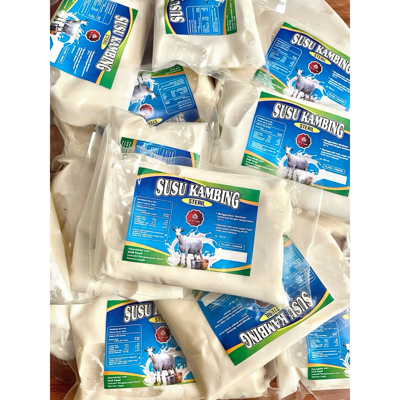 

SUSU KAMBING MURNI STERIL HnR (FRESH/TIDAK BEKU) siap minum