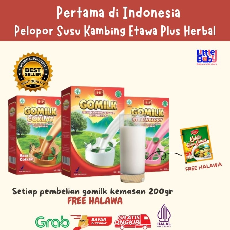 

Gomilk Susu Kambing Etawa Plus Herbal 200gr