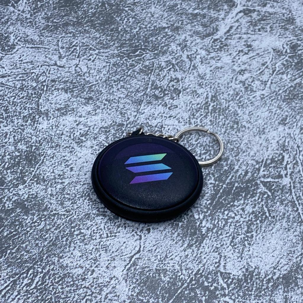 Keychain Crypto " Solana "  - Gantungan Kunci Crypto/Crypto/Keychain Crypto/Gantungan Kunci Solana