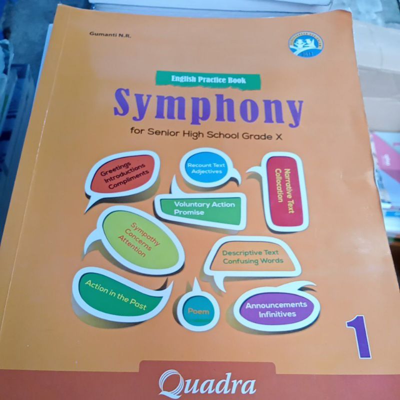 buku panduan symphony kelas x penerbit quadra