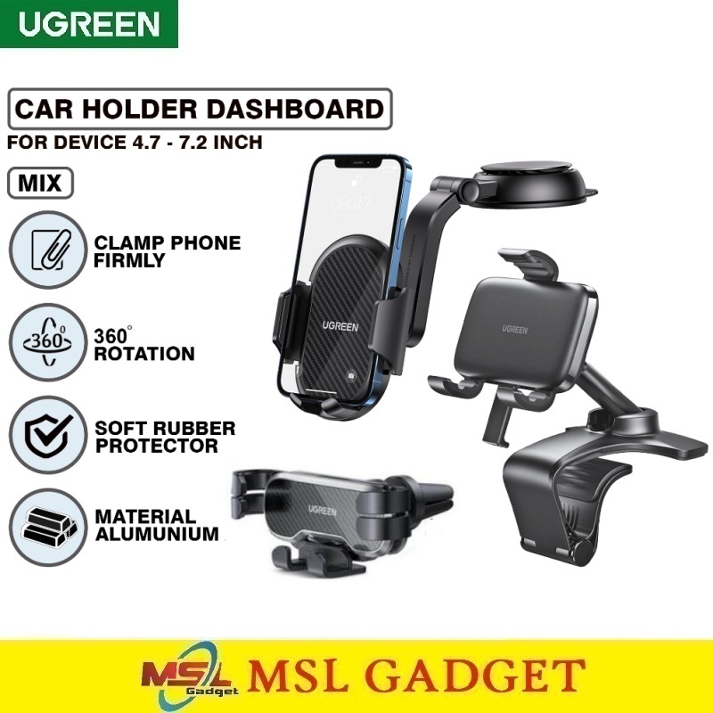 UGREEN Car Phone Holder Mobil Dashboard Kaca Air Vent AC