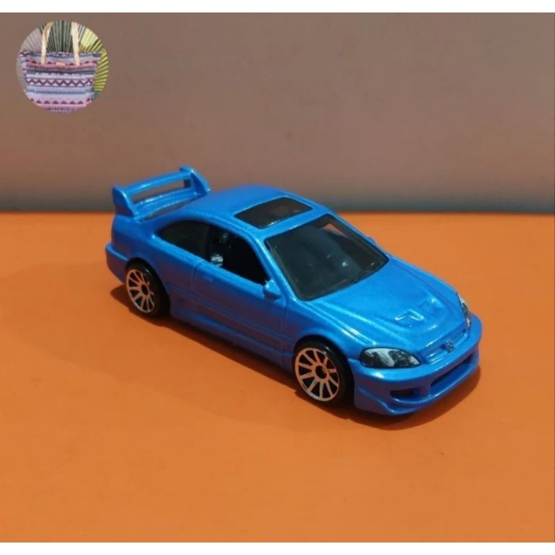 Hot Wheels Honda Civic SI Blue biru Loose