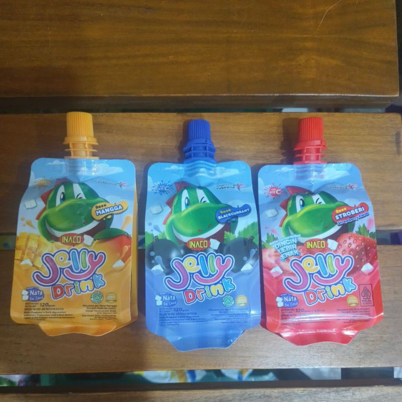 

Nafariz724 Jelly Drink / Inaco Jelly Drink / Mangga / Stroberi / Blackcurrant 10 Pcs