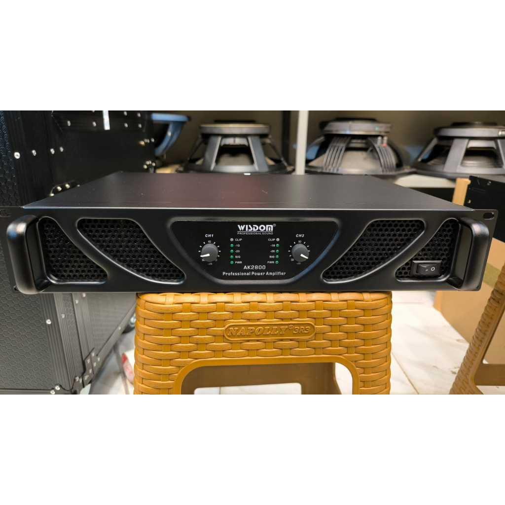 WISDOM AK2800 Power Amplifier AK 2800 AK-2800
