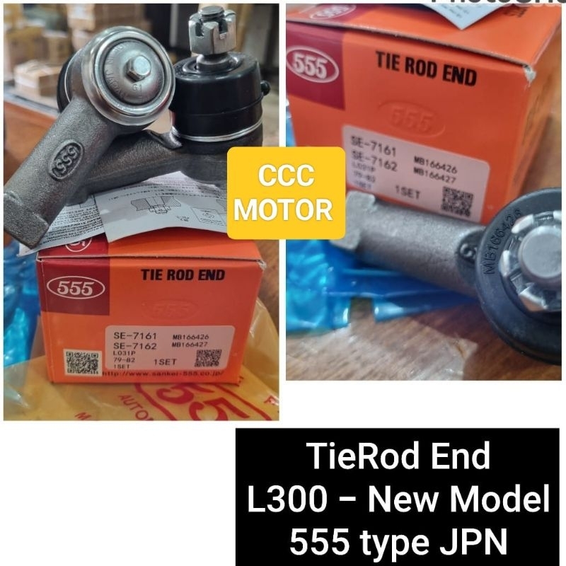 TIE ROD END MITSUBISHI L300 L300DSL T120 1 SET 555  JAPAN BERGARANSI ORI