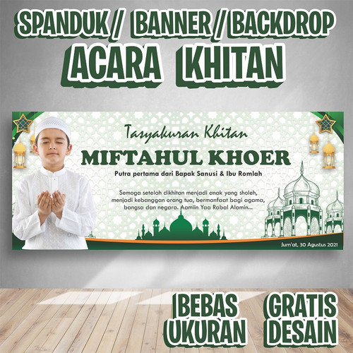 Baner Khitanan / Spanduk Khitanan / Baner Khitanan FF