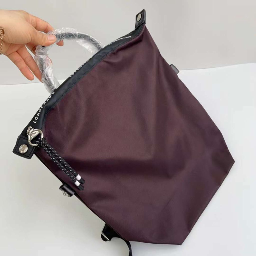 Tas Ransel Medium Besar Lc Pliage Energy Backpack Wine Anggur Marun Backpack Original Bag Import Tas