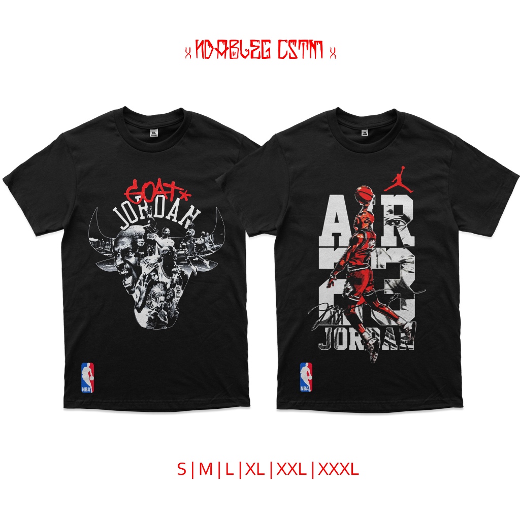 kaos bulls jordan combed 24s tshirt jordan