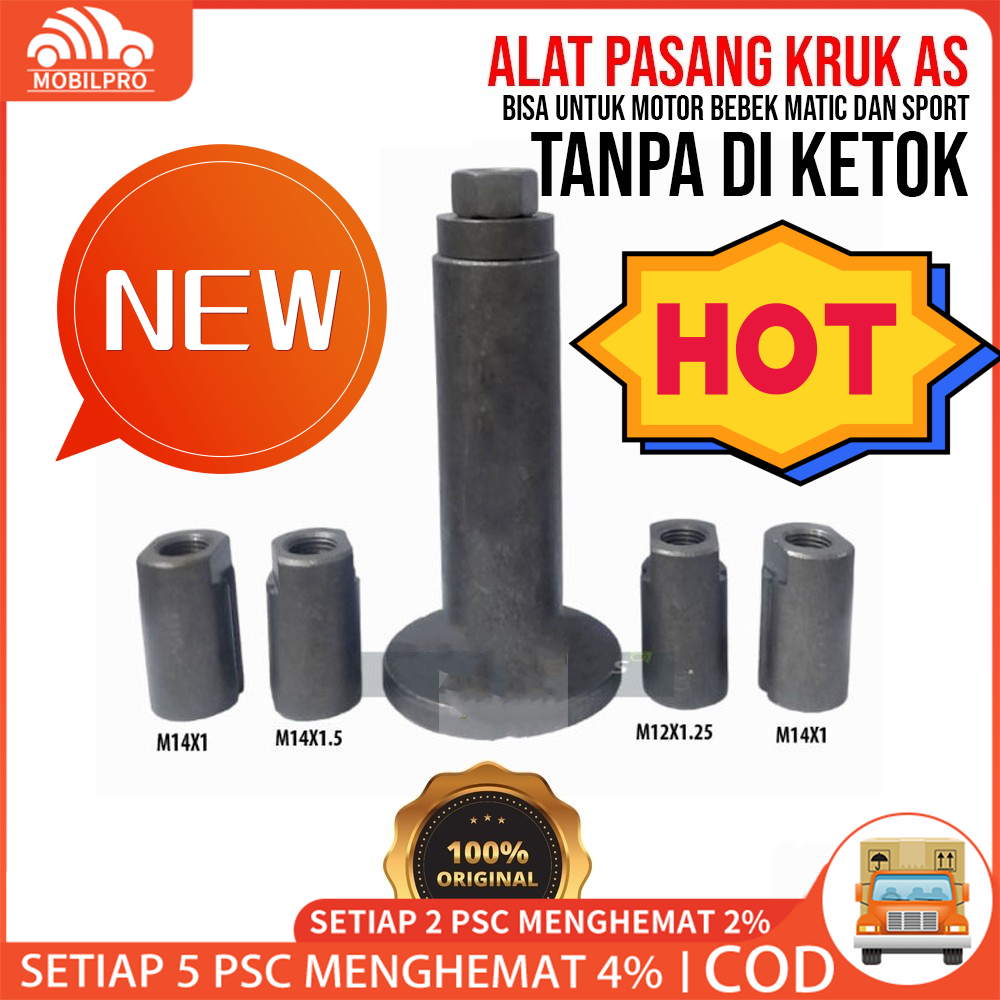 Crankshaft Alignment Assemble Treker Pasang Kruk As Motor Bebek Matic Universal Semua Motor