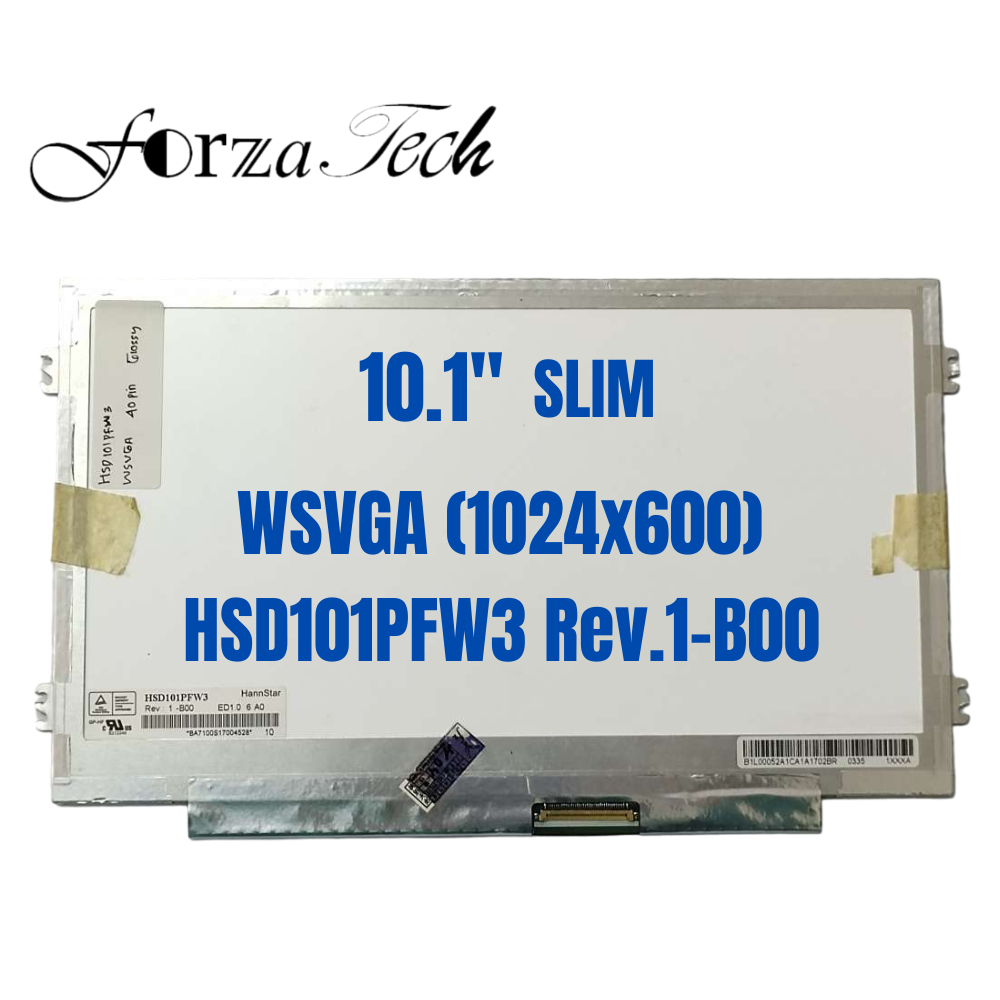 BN Hannstar HSD101PFW3 Rev.1-B00 10.1" WSVGA (1024x600) 40 PIN LED SD GLOSSY NEW