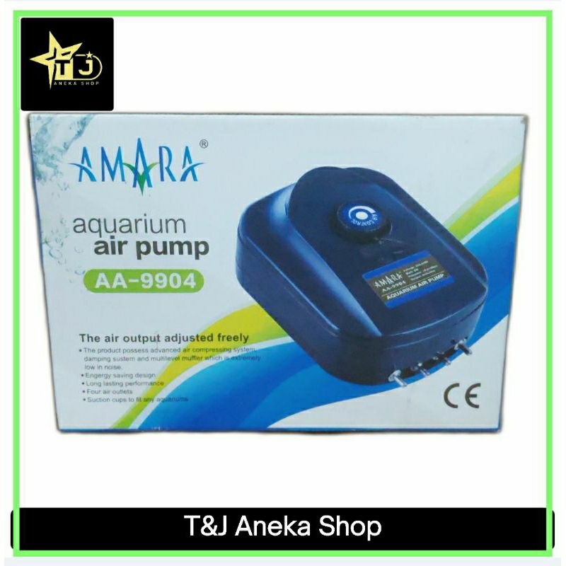 Amara AA-9904 / Aerator / Air Pump / Pompa Udara Amara AA9904 4 Lubang