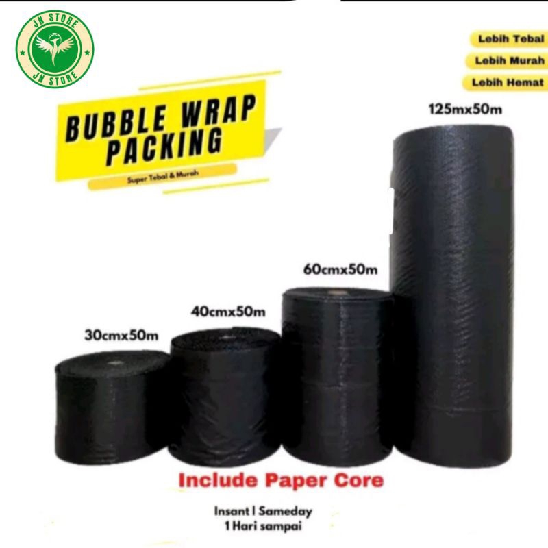 

Bubble Wrap | Ketebalan berat 2.7 Kg | Hitam & Putih | Tebal Murah Berkualitas