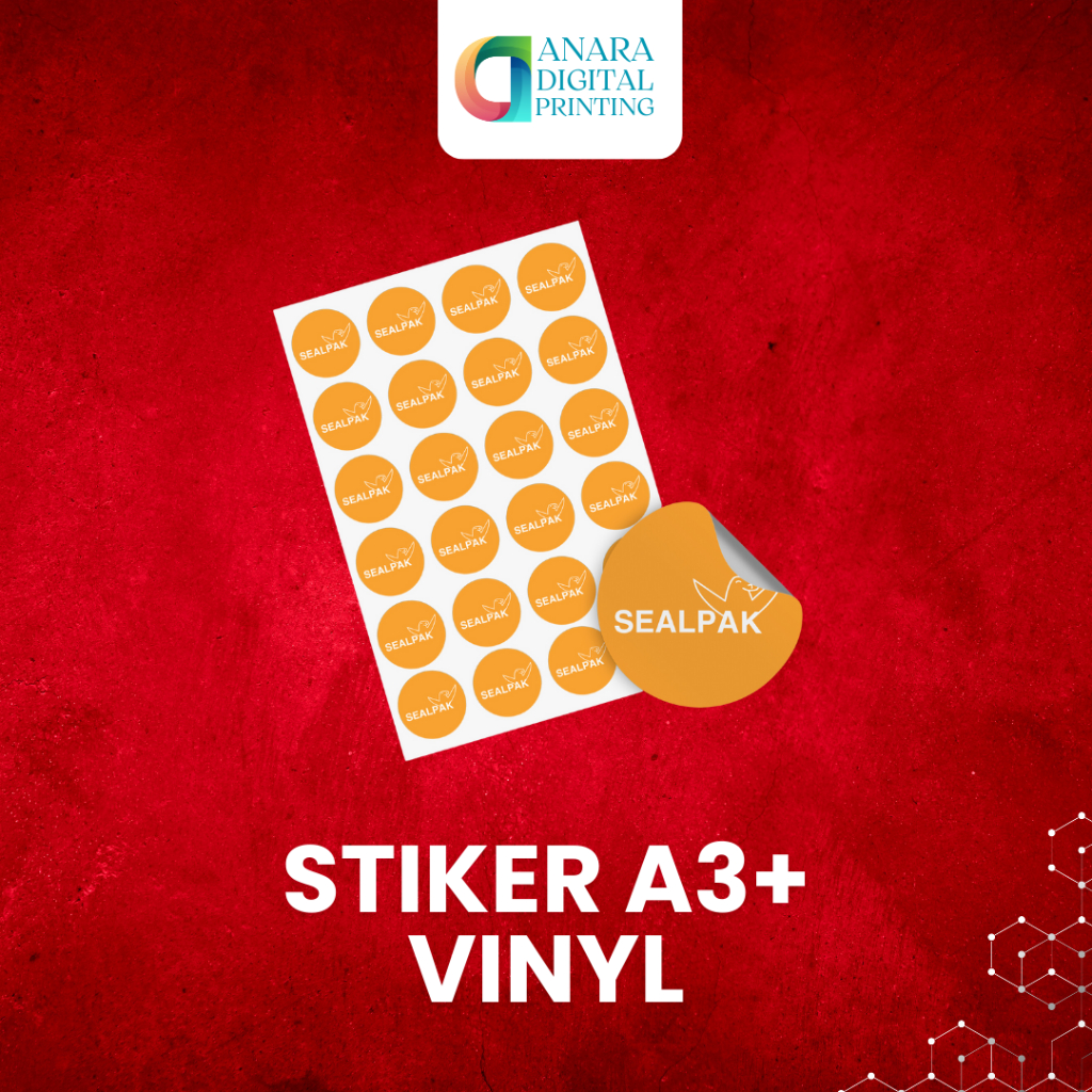 

CETAK STIKER A3+ VINYL