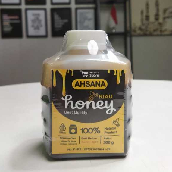 

Madu murni AHSANA full nektar Madu Riau Pure Raw Honey 500 g