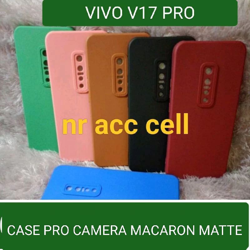 Soft Casr Cesing Vivo V17 pro Case ProCamera Macaron Matte Original