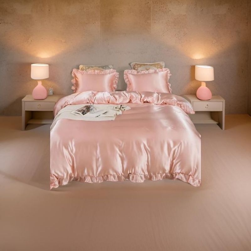 pungbu - Bed Sheet Set Sutra Organic Tencel 60s Polos Series Single - Extra King | Sprei Sutra Organ