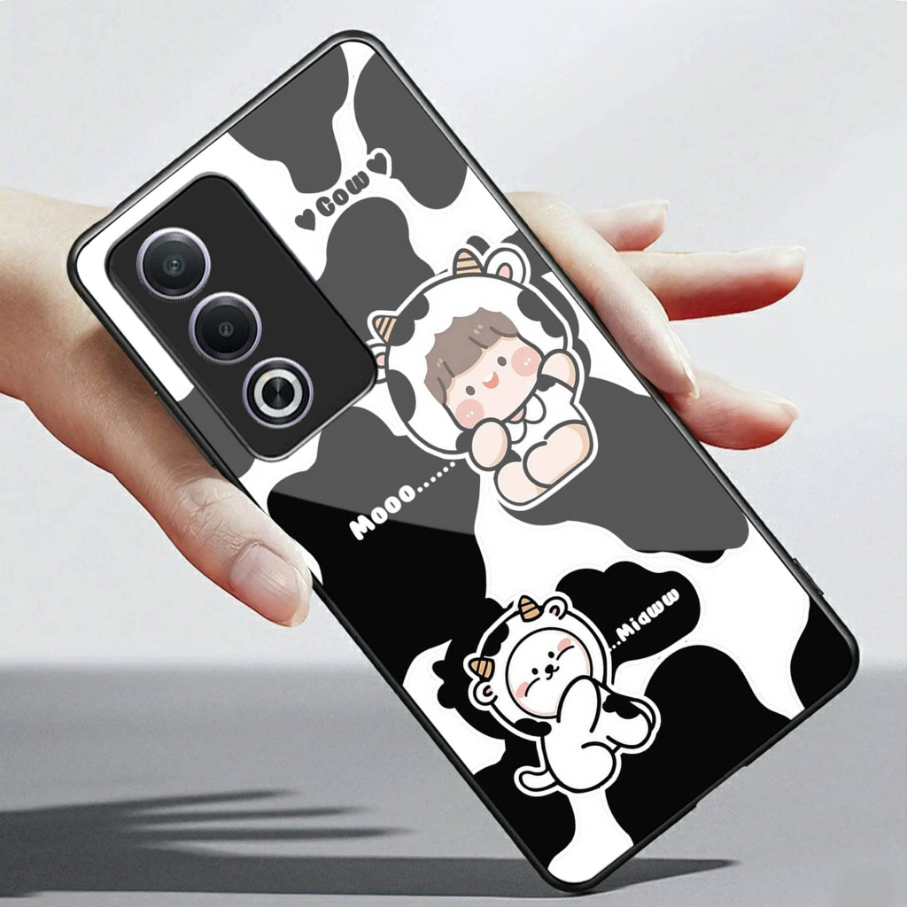 Softcase Kaca For Oppo A3 PRO 5G - Casing HP A3 Pro 5G - Pelindung HP - Case HP Oppo A3 PRO 5G