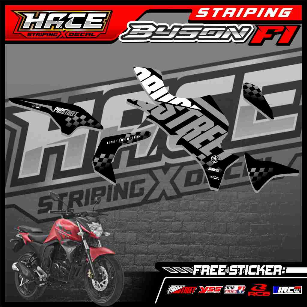 673 STRIPING STICKER BYSON FI - STRIPING STICKER BYSON FI GRAFIK PROSTREET