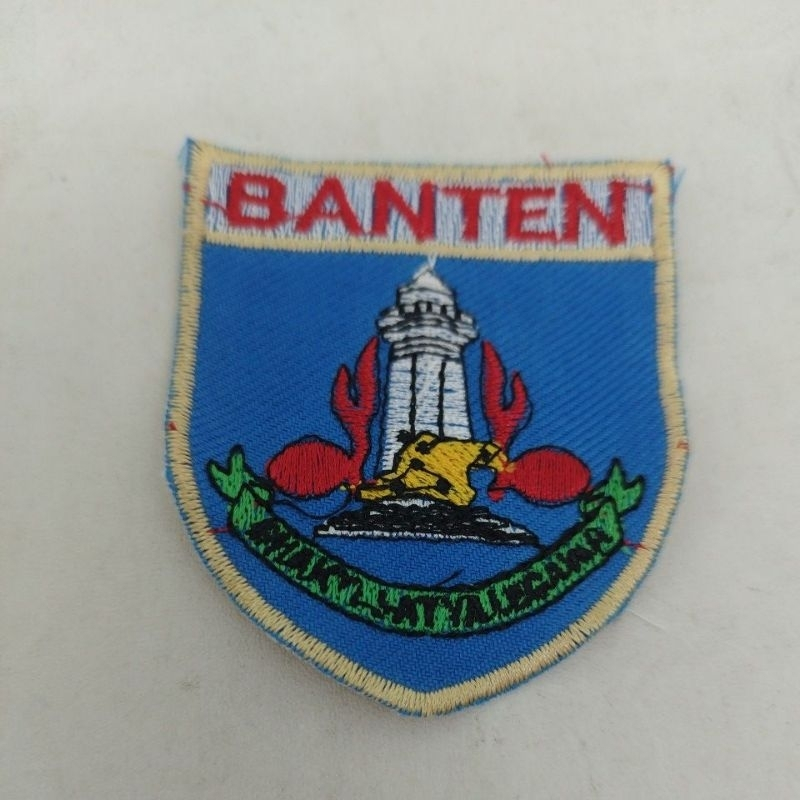 Patch Badge Emblem Bordir Timbul Pramuka Banten