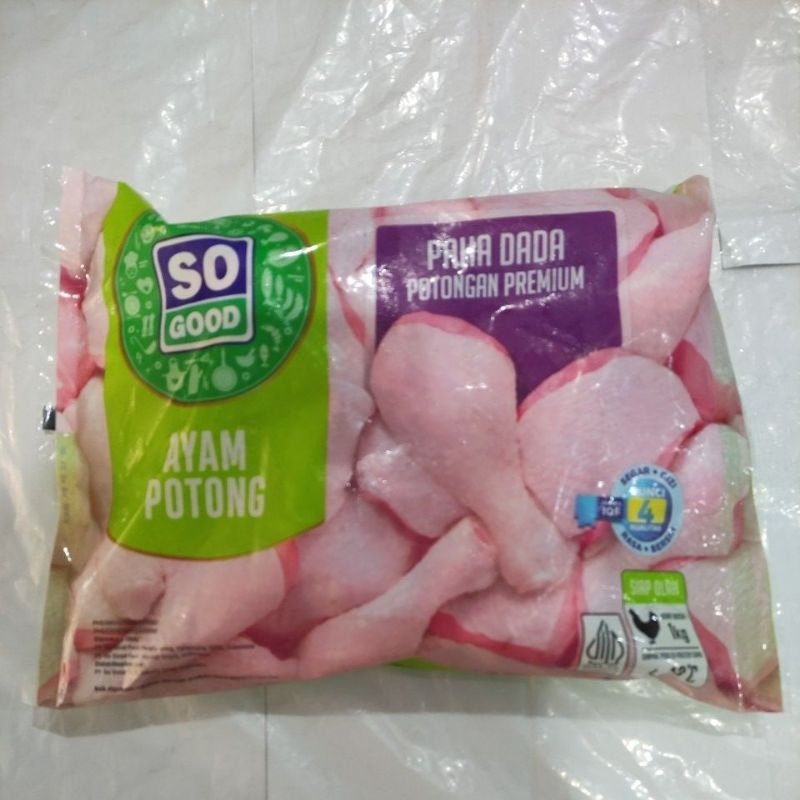 

So Good ayam potong paha dada premium 1kg