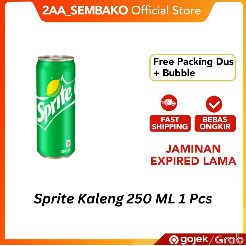 

Sprite Kaleng 250 ML 1 Pcs