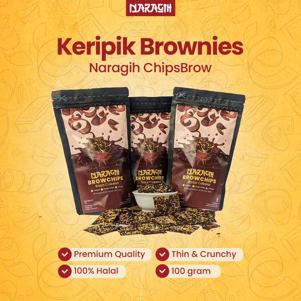 

Naragih chipsbrow cokelat
