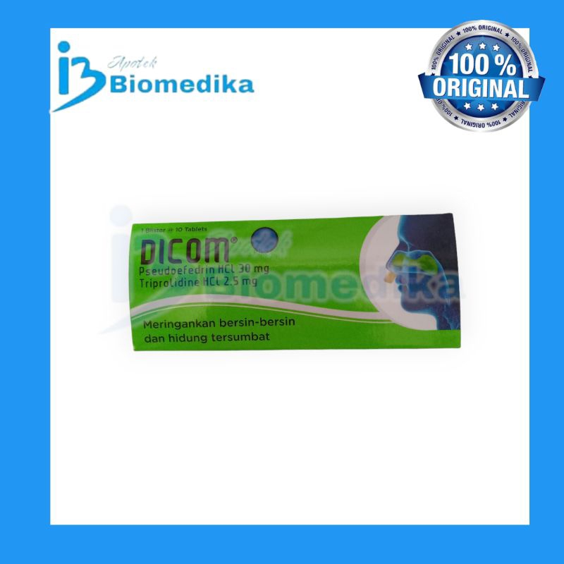 DICOM 1STRIP 10TAB OBAT PILEK