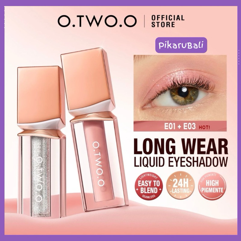 OTWOO Liquid Eyeshadow Matte Shine Velvety Smooth Touch Easy To Blend Lightweight Eye Makeup