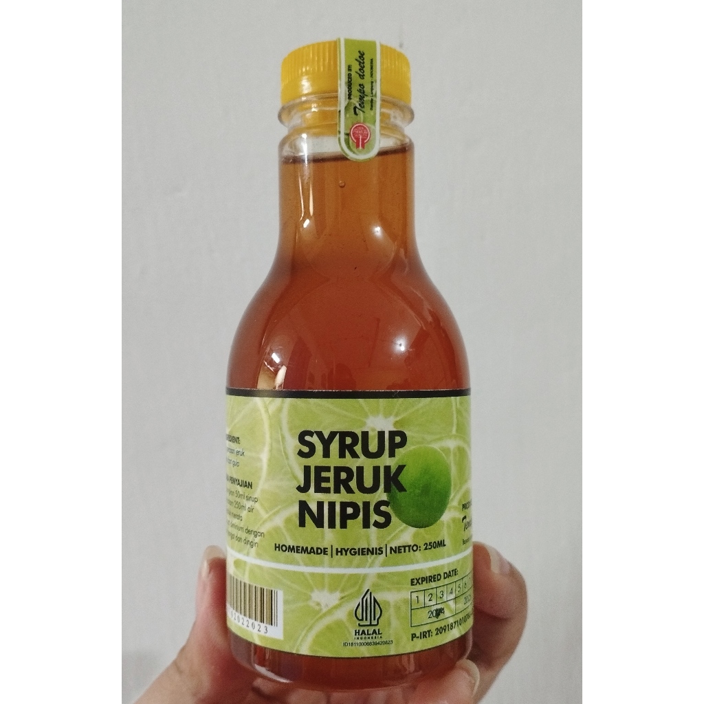 

Sirup Jeruk Nipis Tempo Doeloe 250 ml Homemade