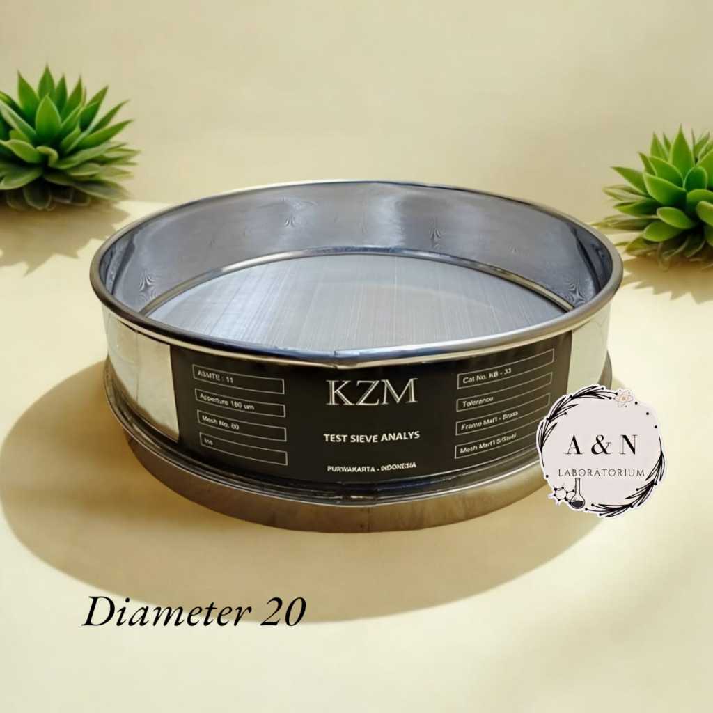 Seive Ayakan Stainless Mesh 70 Test Mesh 70 (212 um) diameter 20