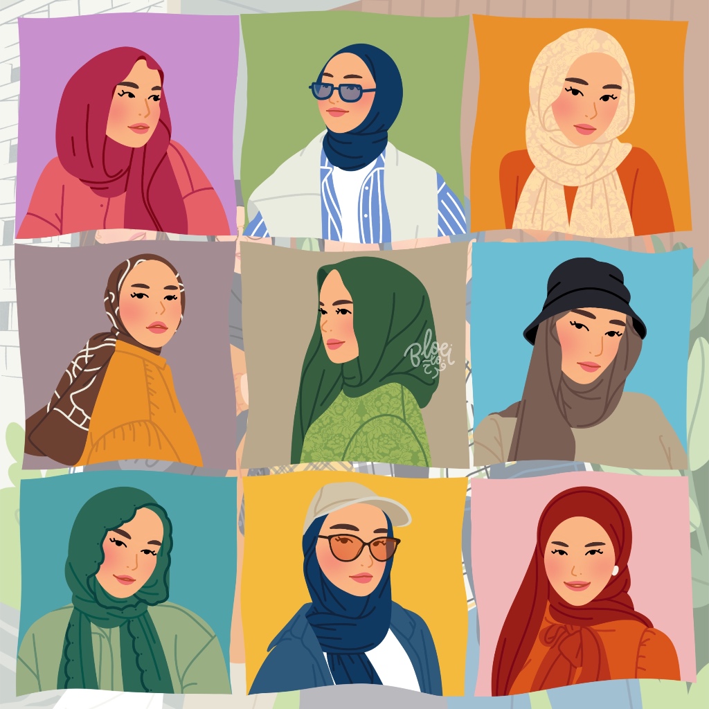 ILUSTRASI PROFIL | Ilustrasi wajah | Ilustrasi kartun | gambar wajah | Ilustrasi estetik | minimalis