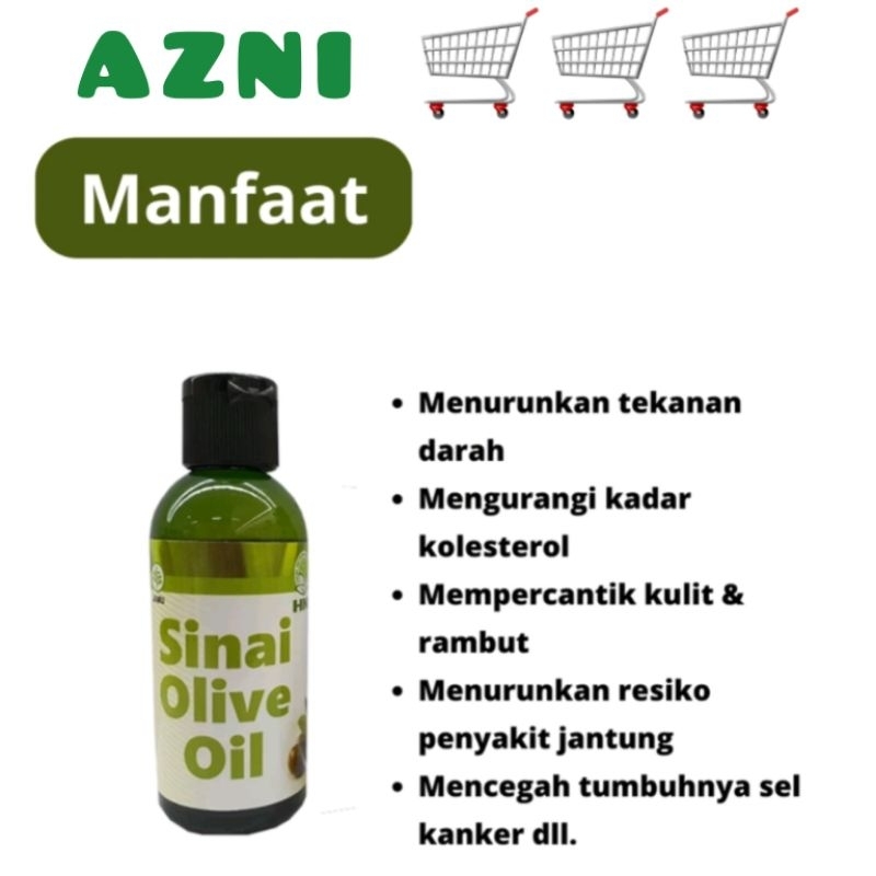 

Minyak Zaitun Sinai Olive Oil 60 ml