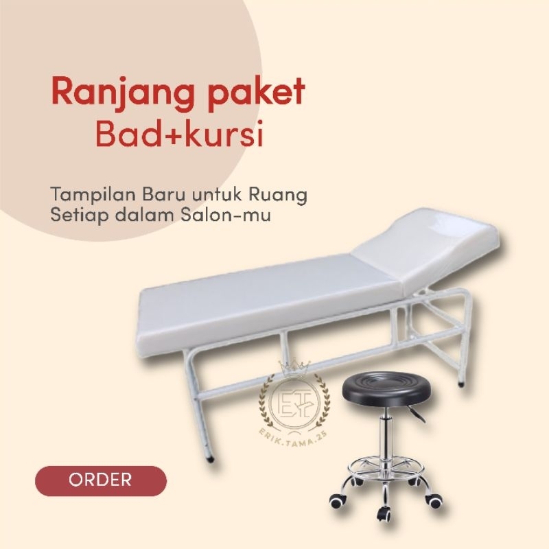 ranjang paket kursi / ranjang / ranjang facial murah / bad salon / ranjang medis / bad facial