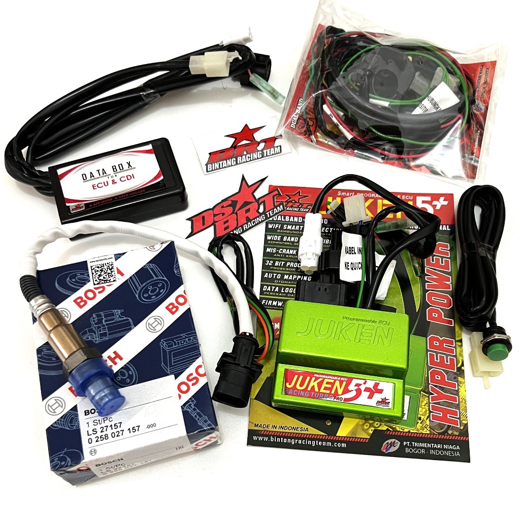 PAKET AFR ECU BRT JUKEN 5++ PRO RACING TURBO CRF 150 SATRIA F150 FU FI GSX SONIC GTR NEW CB CBR 150R
