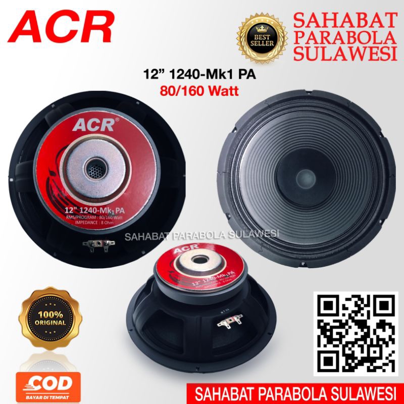 SPEAKER KOMPONEN ACR 1240 MK1 PA ORIGINAL